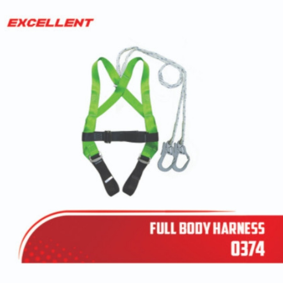 Full Body Harness Excellent 0374 / Body Harness Double Hook Excellent / Body Harness Safety