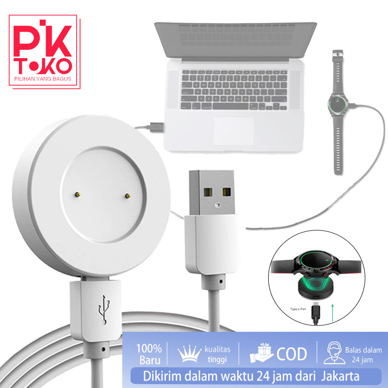 Kabel Charger/Smartwatch Charger Usb Magnetik Panjang 1m Untuk Huawei Gt/Gt2/2e, Honor Magic 2 Dock 
