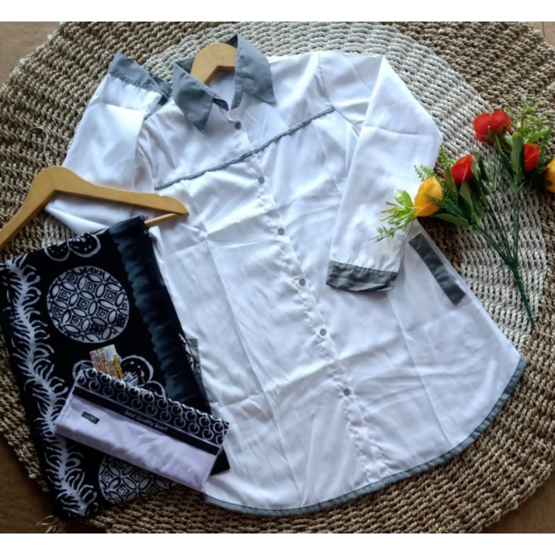 Tunik Katun Madina// Set Tunik Santriwati