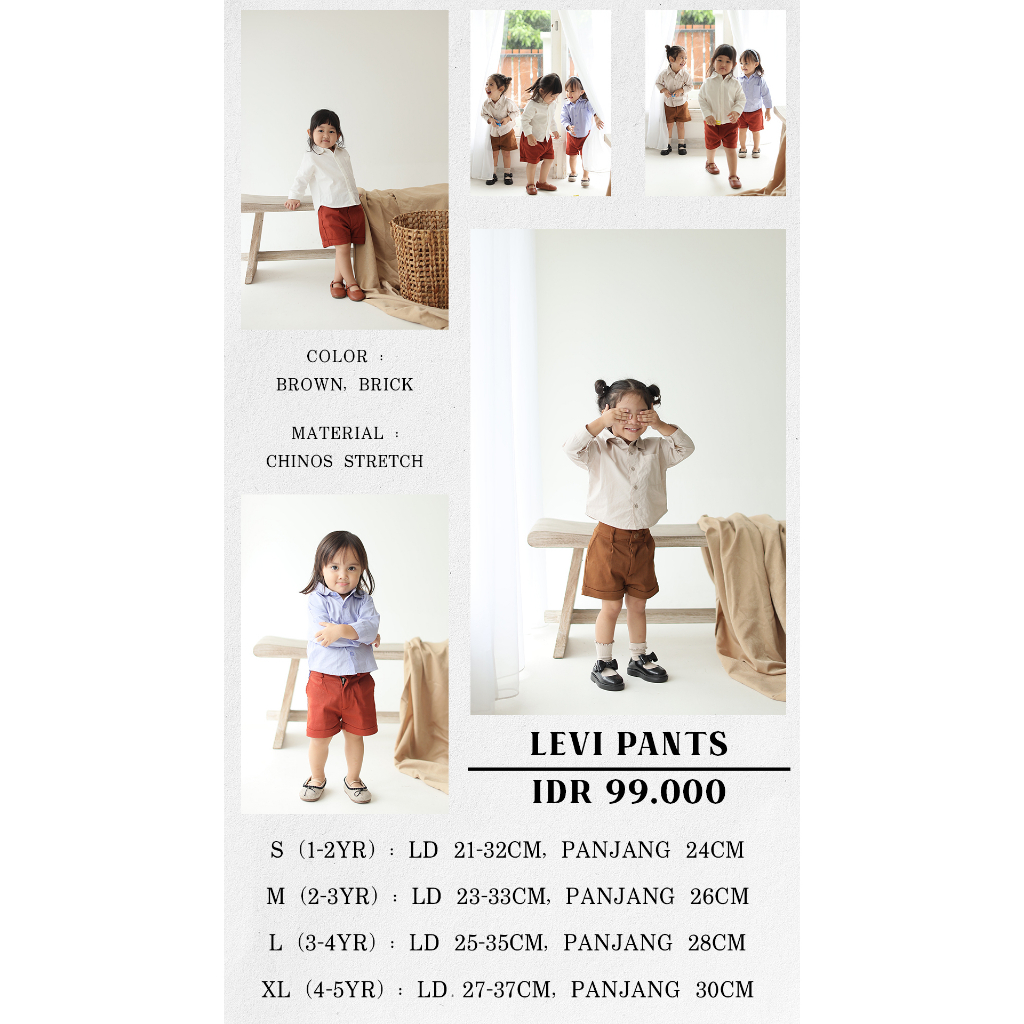 Levi Pants -  Kiddiepods x Annissa Soebandono