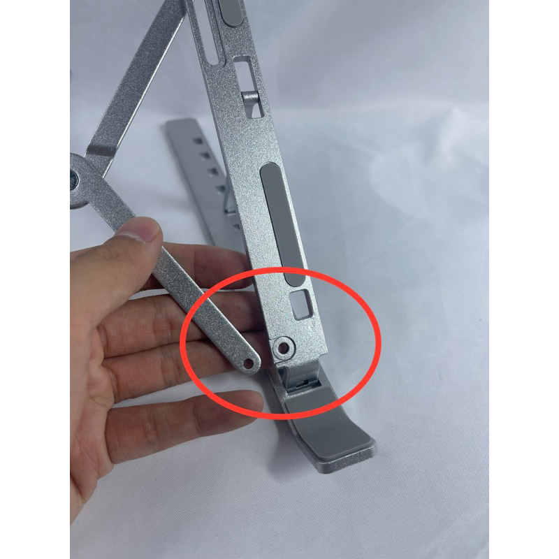 [OBRAL RIJEK] Laptop Stand Aluminium Foldable Adjustable 6 Height - N3