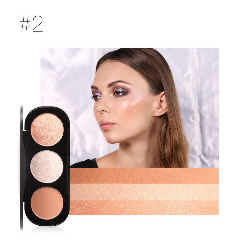 FOCALLURE Blush &amp; Highlighter 3in1 Palette