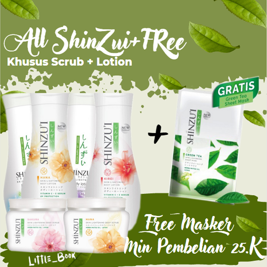 + Free Masker Shinzui Shinzui Body Lotion 210 ml