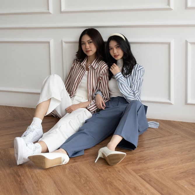 Moro Cargo Wide Pants - Celana Panjang Korean Wanita - Cargo Pants - High Waist &amp; Casual