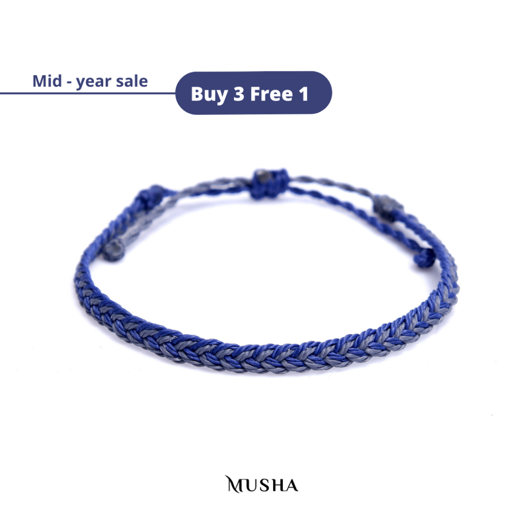 Musha Water-Repellent Bracelet - Novemberrain | Gelang Tali Gelang Pria Gelang Wanita