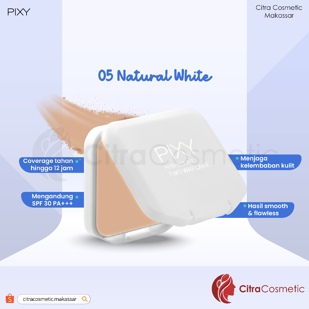 Pixy Uv Whitening Two Way Cake Perfect Fit Refill 12,2 Gr