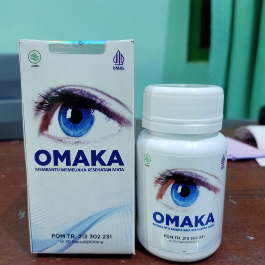 Cod OMAKA - Isi 30 Kapsul / Obat Mata Katarak / Plus-Minus / Mata Bengkak / Keluhan Mata