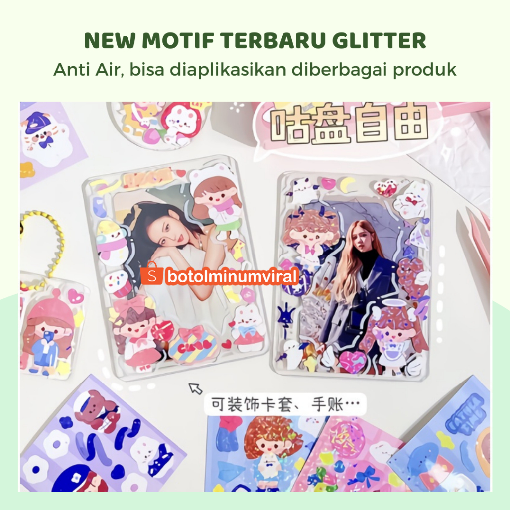 Sticker Momo Viral Box 100 pcs Import Anti Air Aesthetic Waterproof