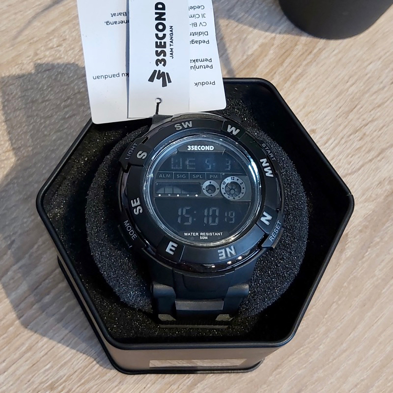jam tangan pria 3second Original Terbaru