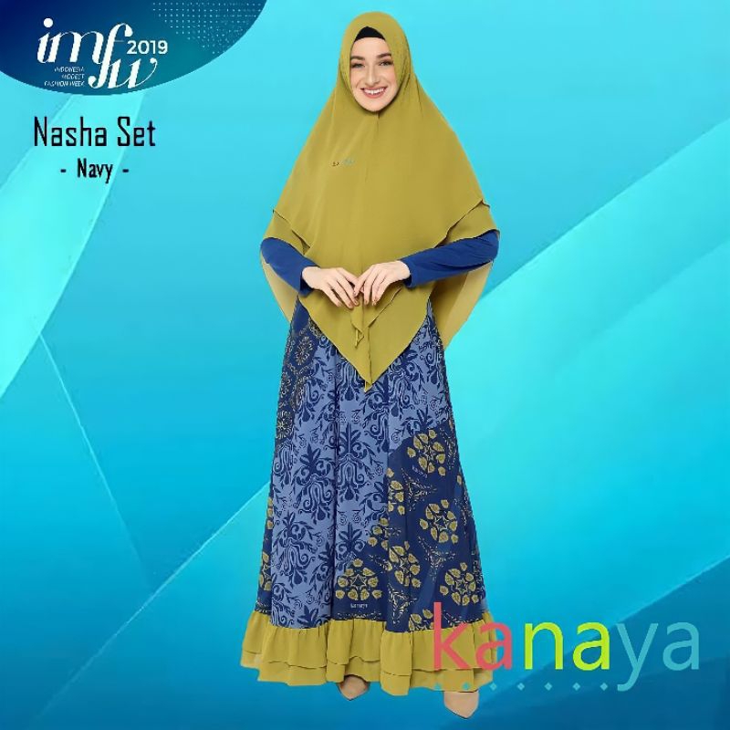 KANAYA / Nasha Dress by Kanaya / Kanaya Branded / Syar'i Branded / Syar'i Premium / Syar'i Murah