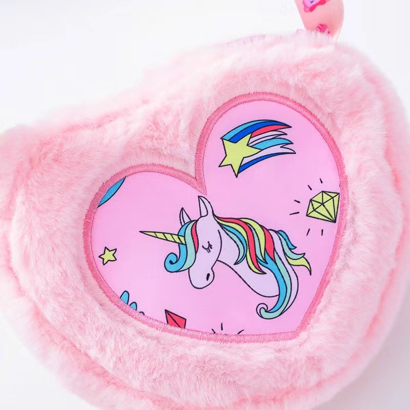 Tempat Unicorn Mewah Tas Bahu Messenger Tas Gadis TK Kecil Ransel Hadiah Anak Cinta Lucu Tas