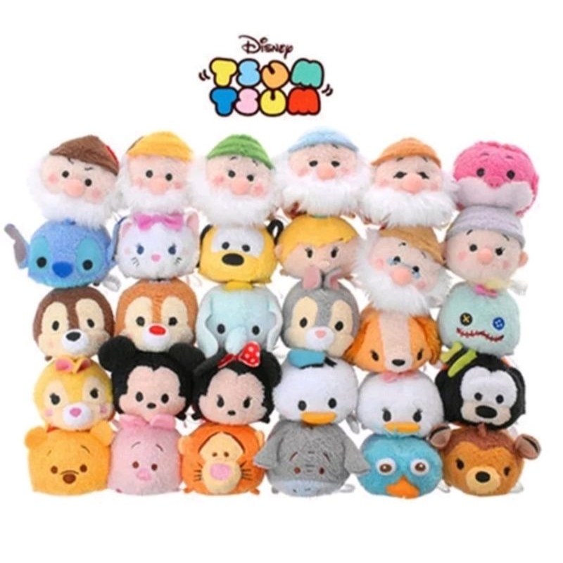 BONEKA TSUM TSUM ROO CESIRE SHELIMAY PETERPAN ALICE, LUMPY