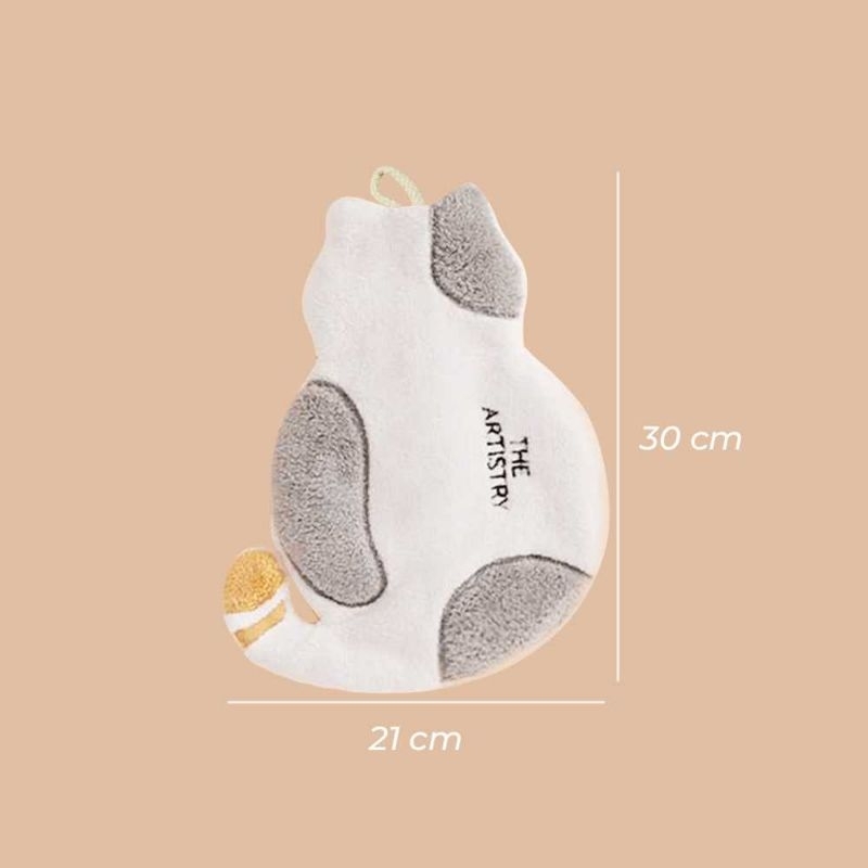 THE ARTISTRY Lap Tangan Gantung Model Kucing Hand Towel High Absorbent - CSJ-G2