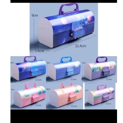 

kotak pensil dobel kunci pencil case double lock