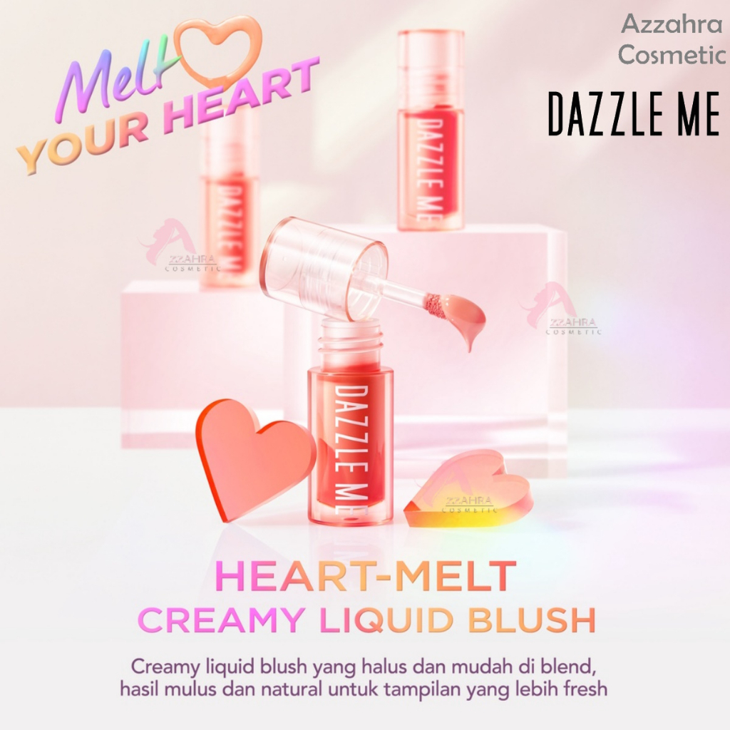 DAZZLE ME Heart-Melt Creamy Liquid Blush | Perona Pipi