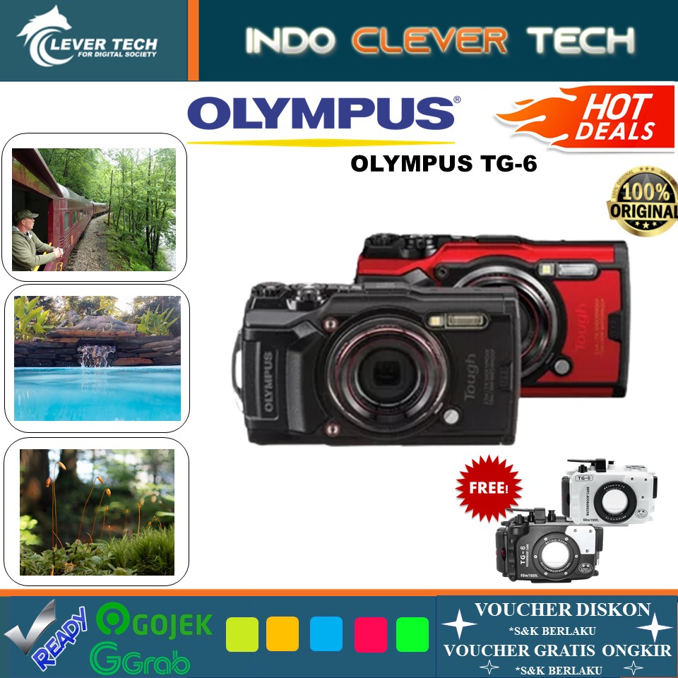 Olympus Tough TG6 TG-6 Bundle Seafrog Housing Underwater 60M/195FT