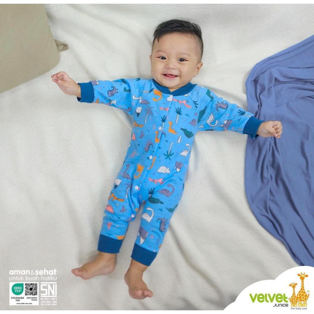 Velvet Junior GREAT ADVENTURE Jumsuit - Sleepsuit baby/Jumper bayi/Jumper anak