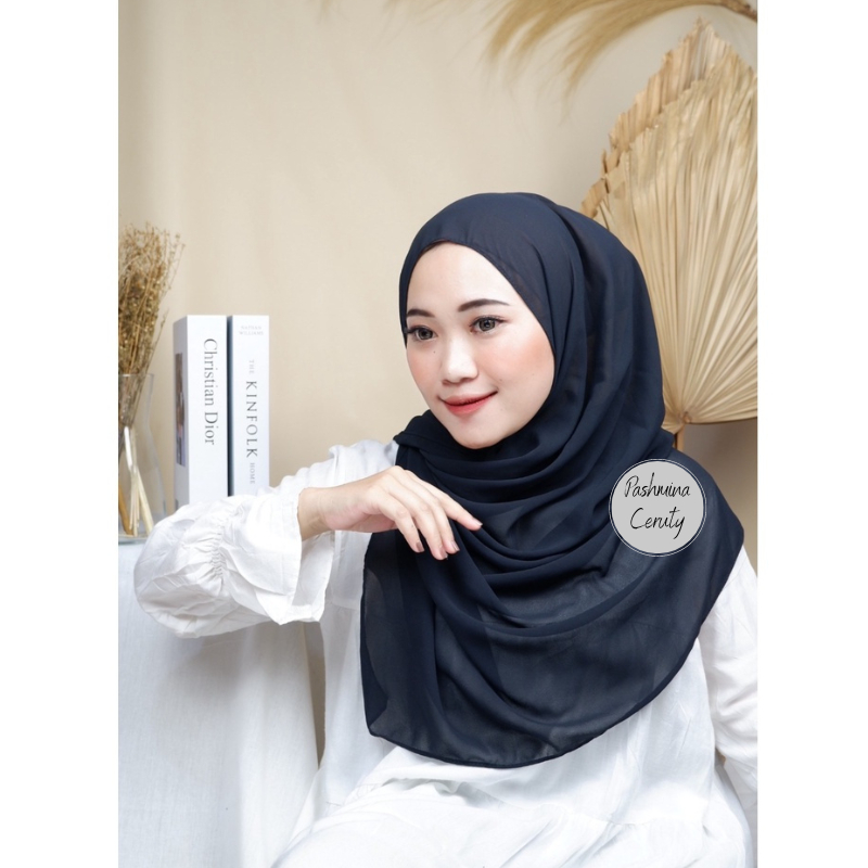 [COD] Pashmina Ceruty Babydoll Premium 50 Warna | Hijab Jilbab Pasmina | Kerudung Pashmina Babydoll