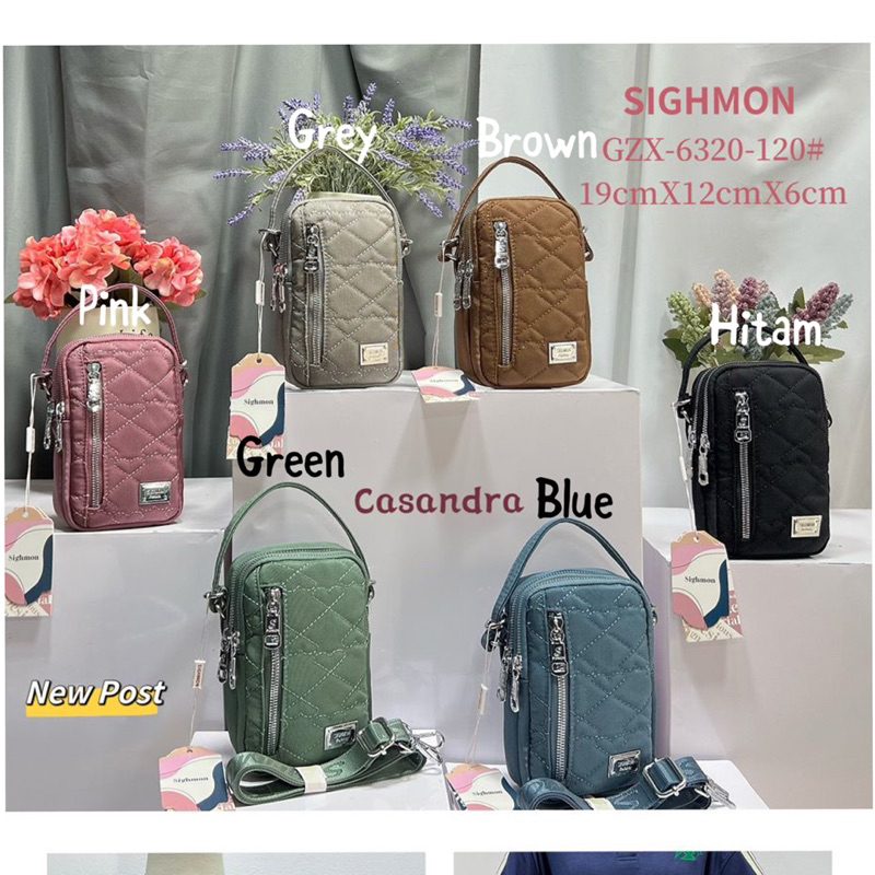 GZX6320-120 TAS WANITA IMPORT SIGHMON 3in1 JINJING PINGGANG SELEMPANG