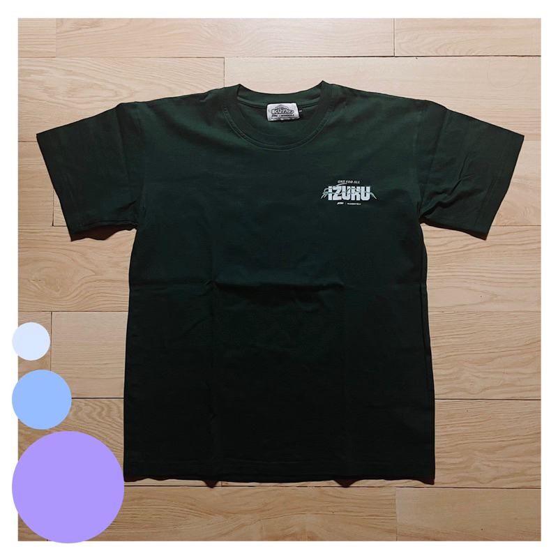 (PRELOVED) FTH Industries x MY Hero Academia Tshirt Kaos Green Hijau Midoriya Izuku Deku