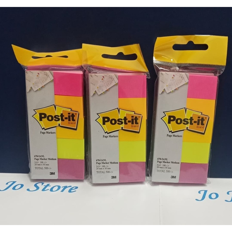 

Post IT Page Marker 3M 670-5ANL
