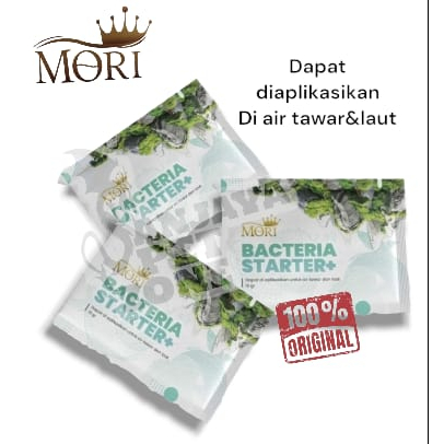 MORI BAKTERI STARTER 10GR AIR TAWAR AIR LAUT