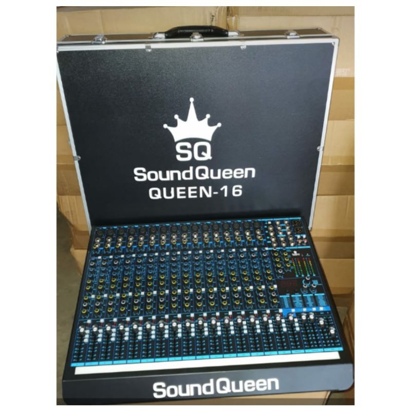 Mixer Soundqueen QUEEN 16 Channel Free Hardcase ORIGINAL