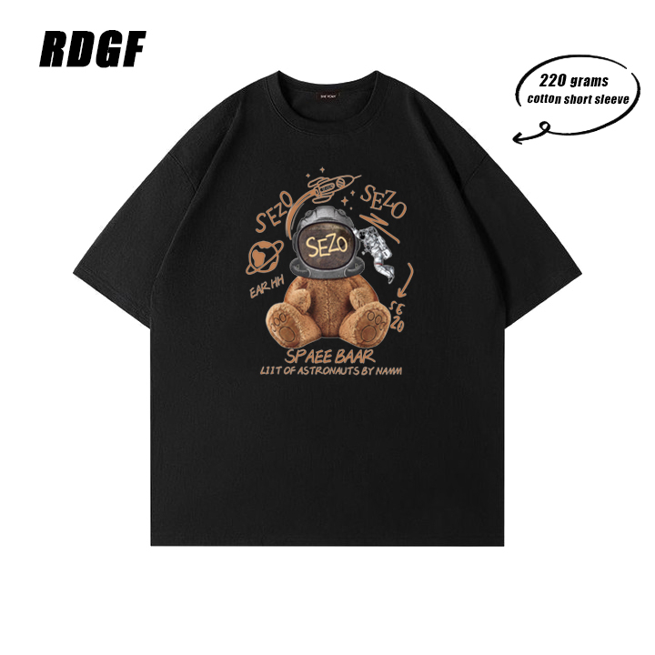 RDGF  Kaos Cowok Keren Dengan Desain Kekinian Baju Cowok Kekinian Dengan Kaos Hitam/A0148