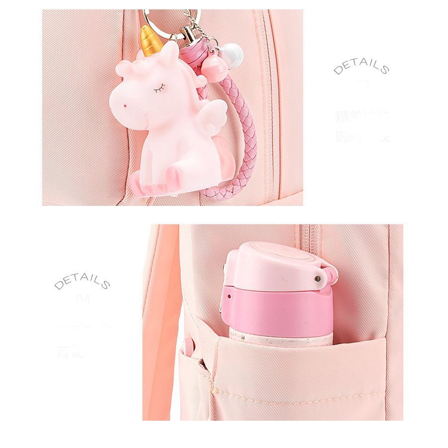 Tas Laptop Ransel Punggung School Backpack Unicorn Size 14 15 16 inch