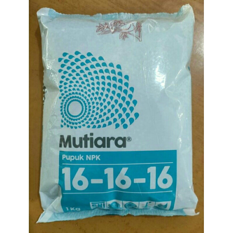 1kg Pupuk NPK Mutiara 1616 Kemasan Pabrik