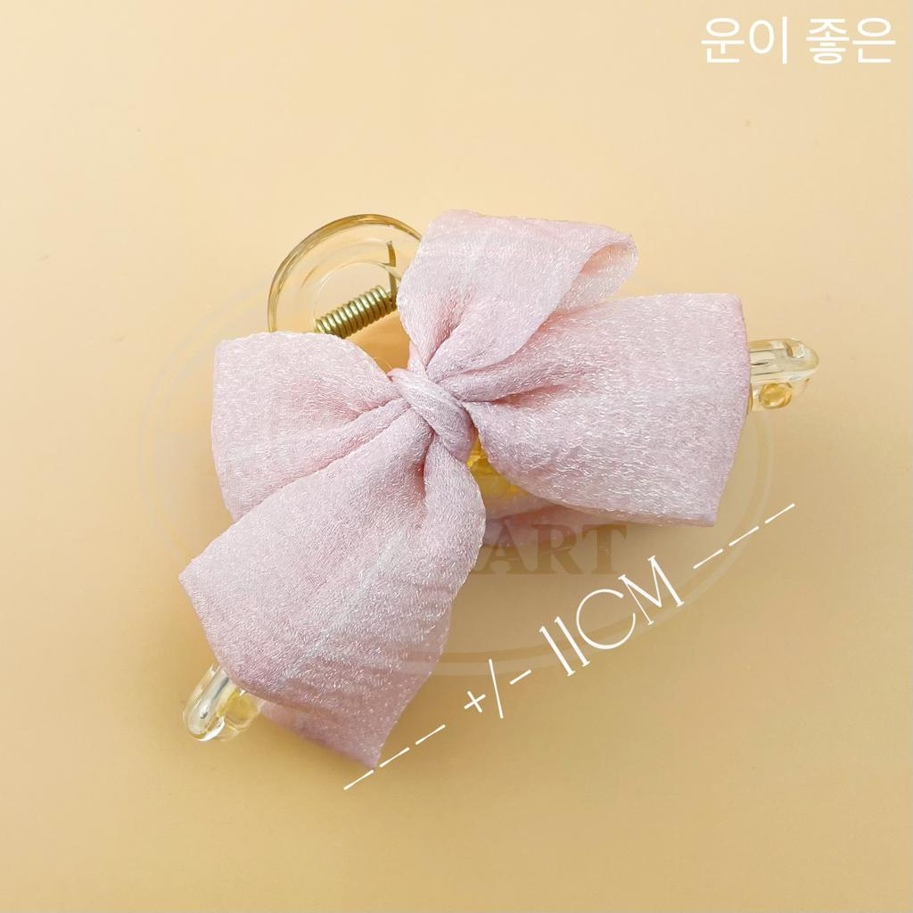 RIBBON HAIR CLAW / JEPITAN RAMBUT KOREA PITA BESAR CANTIK [IMPORT]