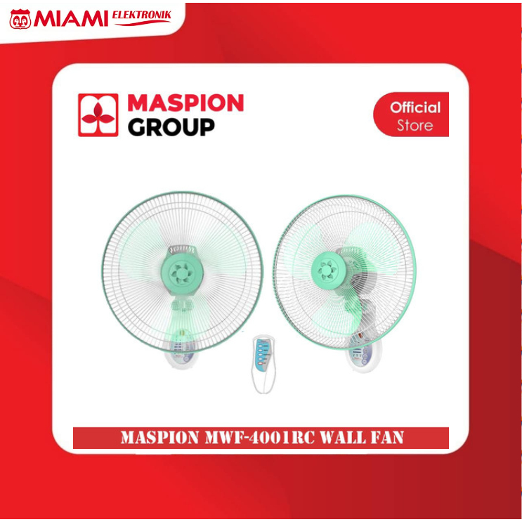 MASPION MWF-4001RC / MWF4001RC Wall Fan Remote Control 16 Inch