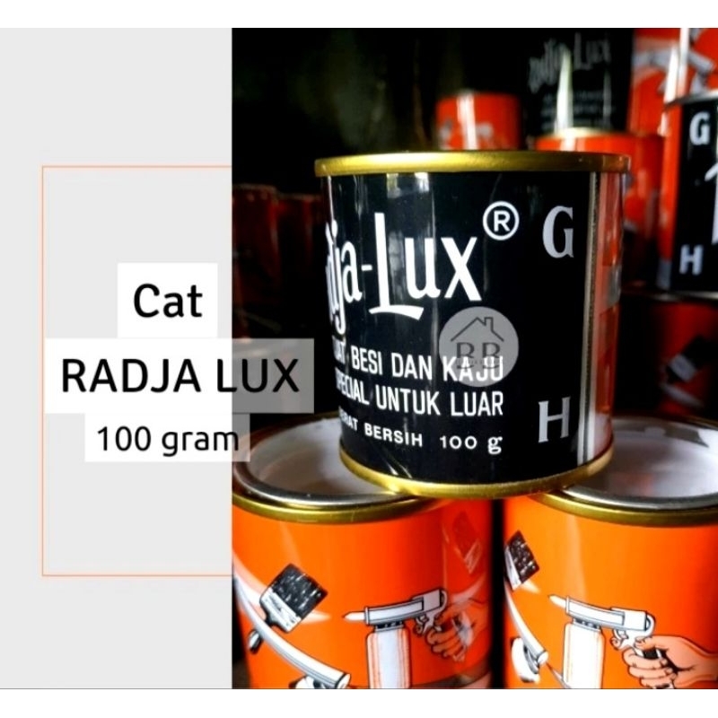 Cat sepeda Cat besi Cat kayu Cat Radja lux 100 gram Cat sepeda kaleng kecil Cat besi kecil 100 gram 