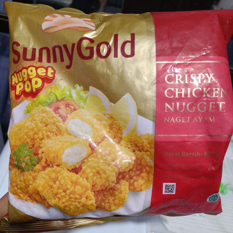 

SunnyGold Crispy chicken NUGGET 440gr