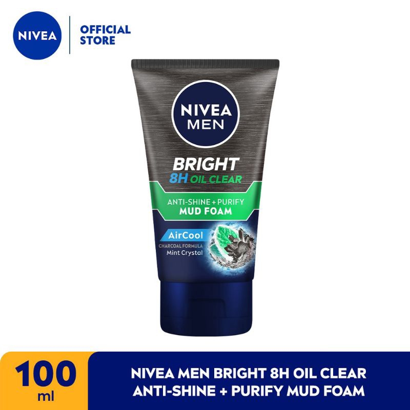 Nivea Men White Oil Clear Cooling Foam 100ml