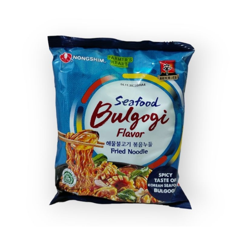 

Nongshim Bulgogi Seafood 105 gr | Nongshim Bulgogi | Nongshim Halal | Mie Nongshim