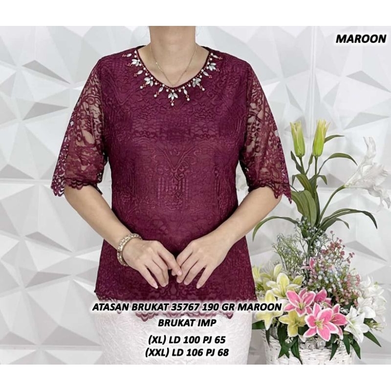 Atasan Brukat Cantik Mutiara 35767 (XL-XXL)