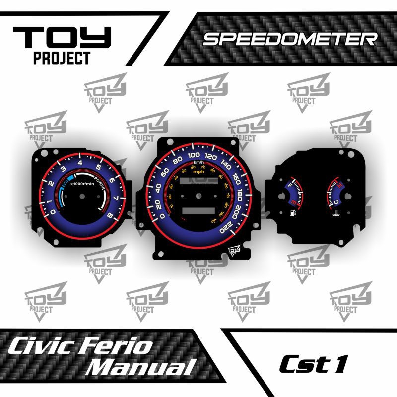 panel speedometer civic ferio