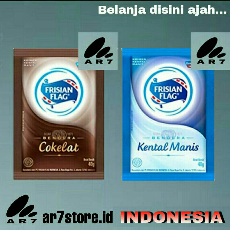 

FRISIAN FLAG/BENDERA susu kental manis renceng isi 6 sachet