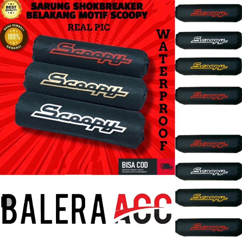 Sarung Pelindung Shok Beker Cover Shock Breaker Honda SCOOPY PREMIUM