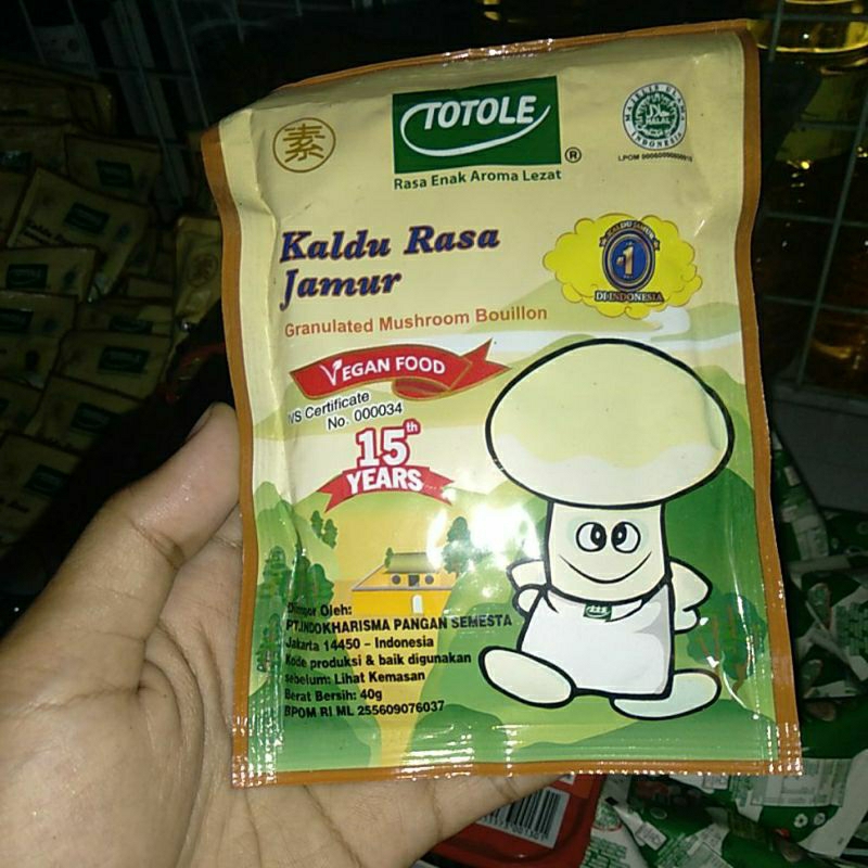 

totole kaldu rasa jamur 40 gr