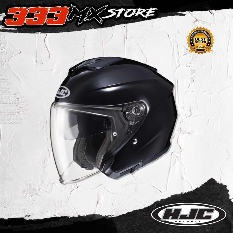 HELM HJC i30 BLACK GLOSS HELM HALF FACE HJC i30 BLACK GLOSS ORIGINAL