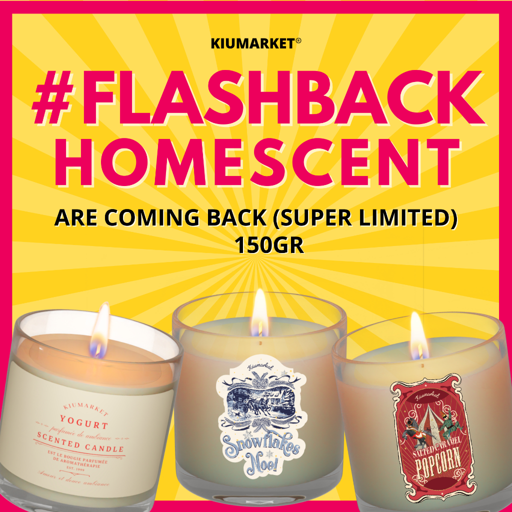 Kiumarket - Strong Scented Candle Lilin Aromatheraphy 150gr