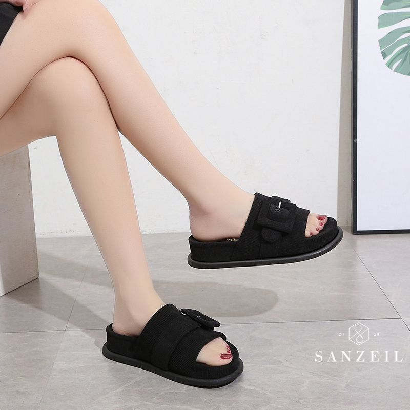 Sandal Slip Wanita GO8800 Sandal Flat Wanita Comfy Import