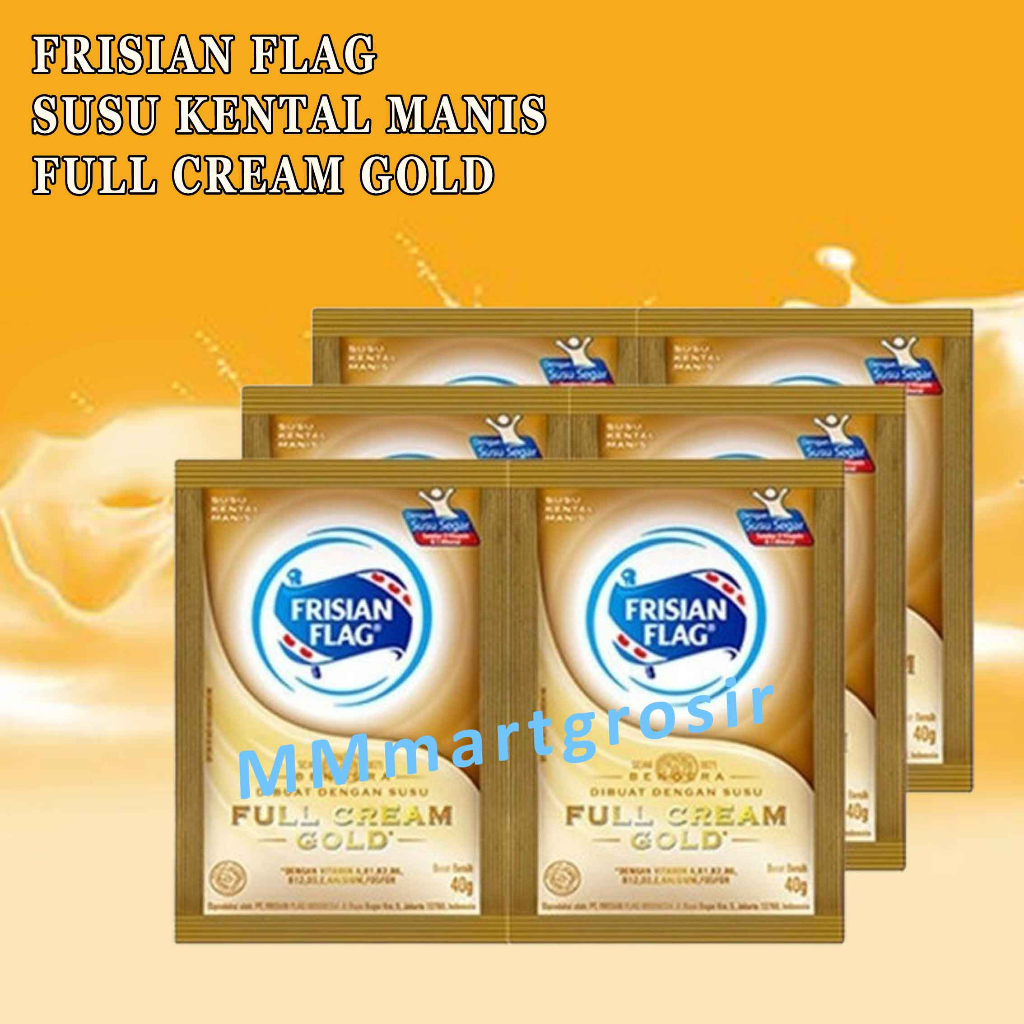 SUSU KENTAL MANIS FRISIAN FLAG FULL CREAM GOLD 38g