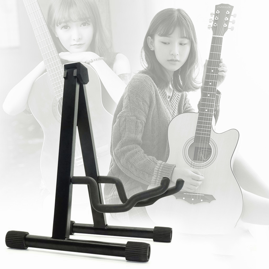 【COD 】 YUN Mall Stand gitar stand bass stand biola besi coating halus bisa dilipat ringan kokoh dudukan gitar