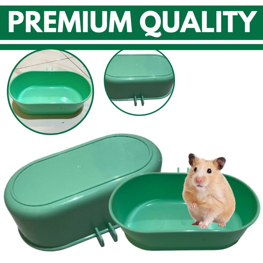 Tempat Mandi Hamster Model Cepuk / Toilet Hamster/ Tempat Mandi Hamster FEZONE