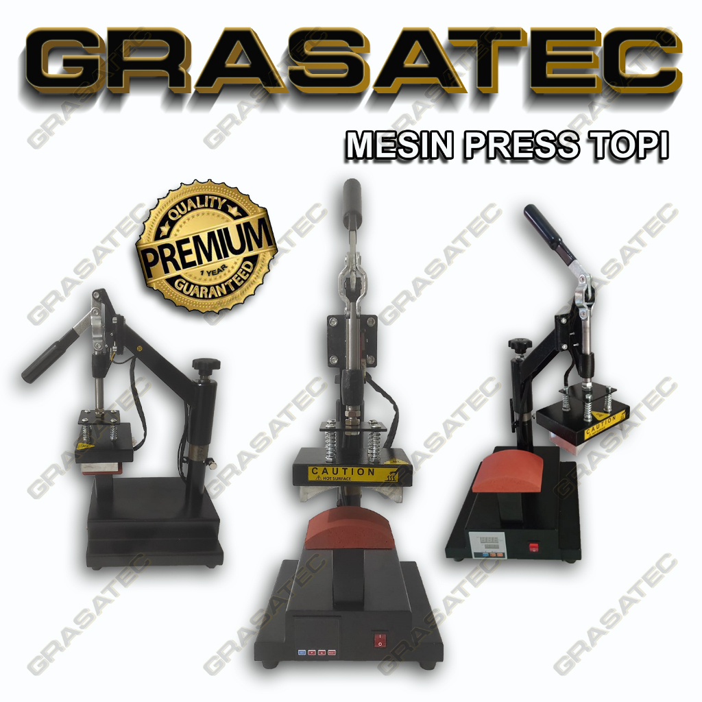 MESIN PRESS SABLON TOPI