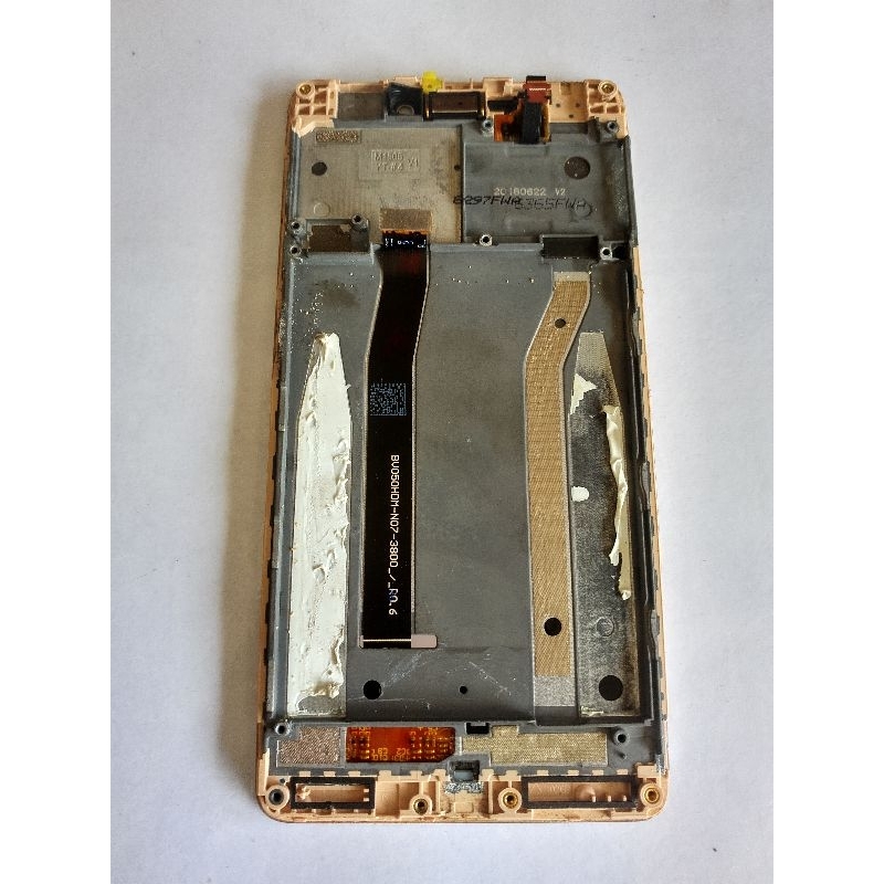 Bezel Dudukan LCD + LCD Redmi 3s Original Cabutan Bawaan