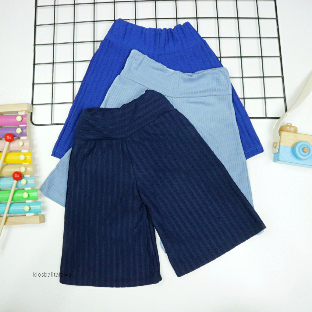 Kulot Jane uk 2-10 Tahun / Celana Polos 3per4 Anak Perempuan Bawahan Pendek Pants Harian Murah